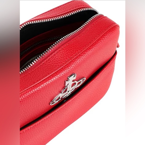 BNWT Vivienne Westwood RED “Johanna” Crossbody Bag - Picture 8 of 10